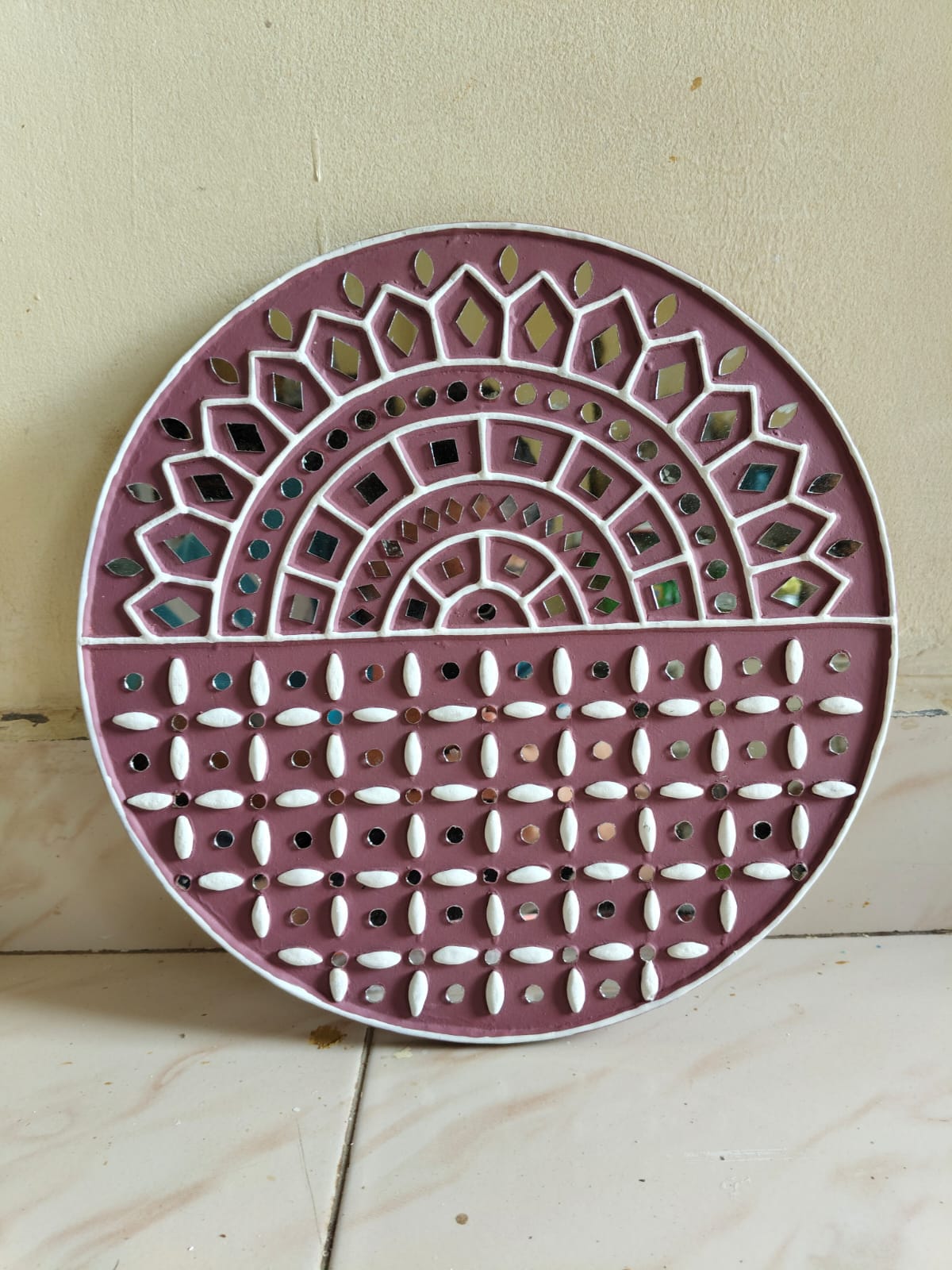 Floral Encast Platter