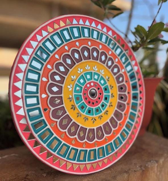 Floral Encast Platter